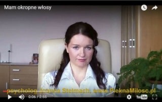 screen z wideo "Mam okropne włosy" www.PieknaMilosc.pl